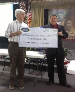 12-05-2012 Marion County Children's Alliance - $500.00