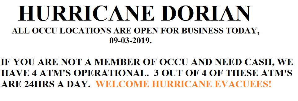 Hurricane Dorian - Notice