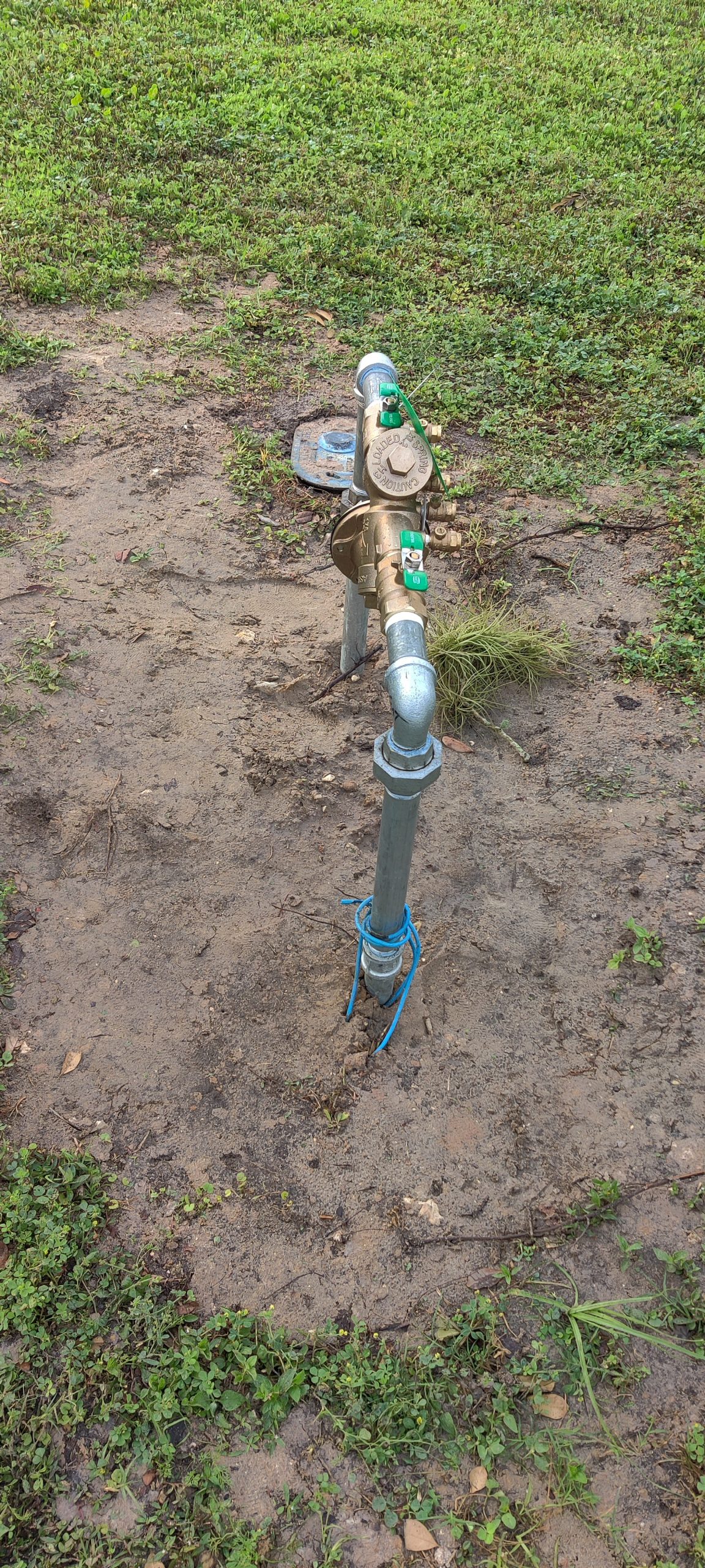 New Backflow w/new Pipes