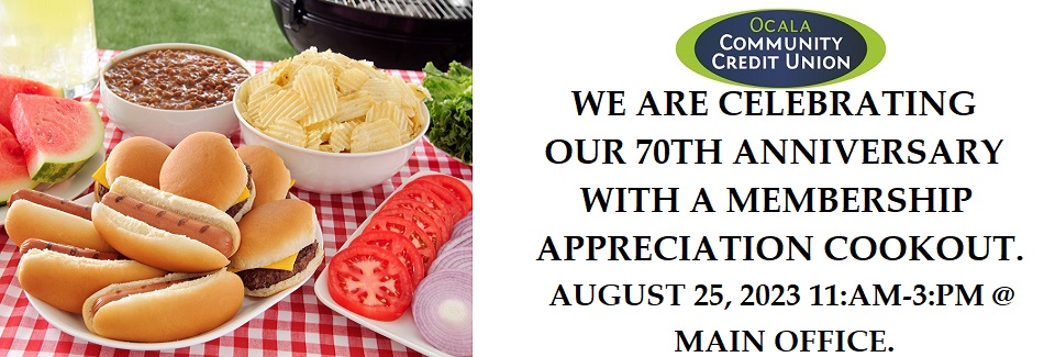 08-25-2023 70th Anniversary Membership Appreciation Cookout
