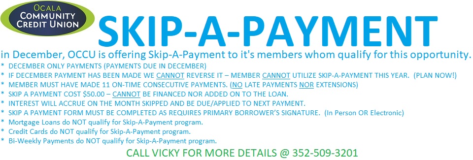 11-27-2023 Skip-A-Payment – December Only!